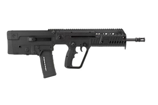 IWI X95 Tavor Semi Automatic 5.56x45 bullpup rifle, black.
